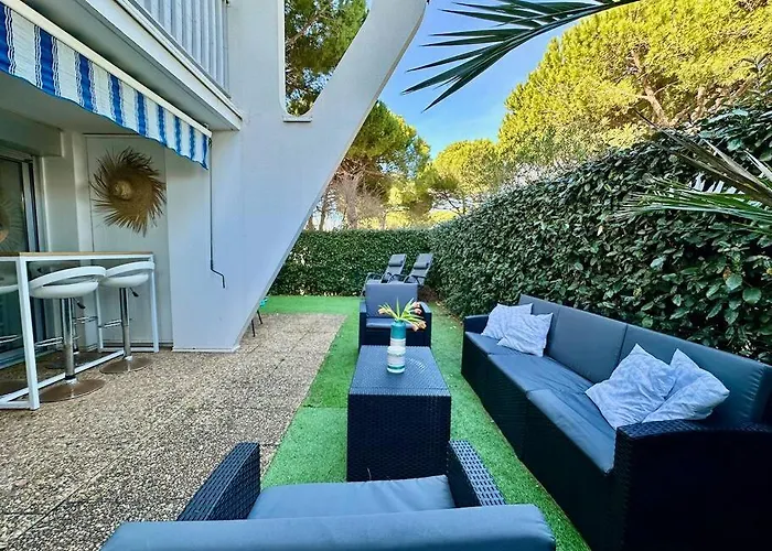 Pgh N11- Terrasse Arboree, Piscine, Parking Prive 公寓 *