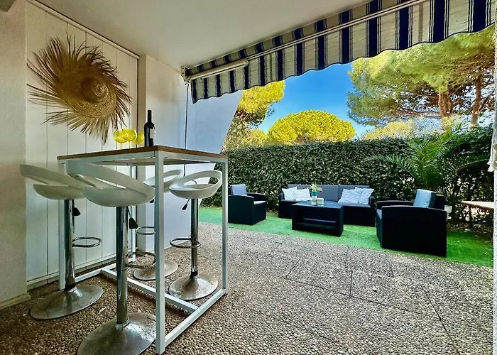 Pgh N11- Terrasse Arboree, Piscine, Parking Prive 公寓 *